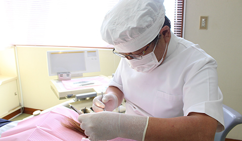 静岡県磐田市の歯医者・歯科医院・予防歯科・守田歯科医院は高齢者向けの歯科治療に力をいれています。